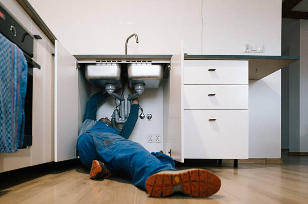 Professional Drain Cleaning technician working in Bowersville, OH